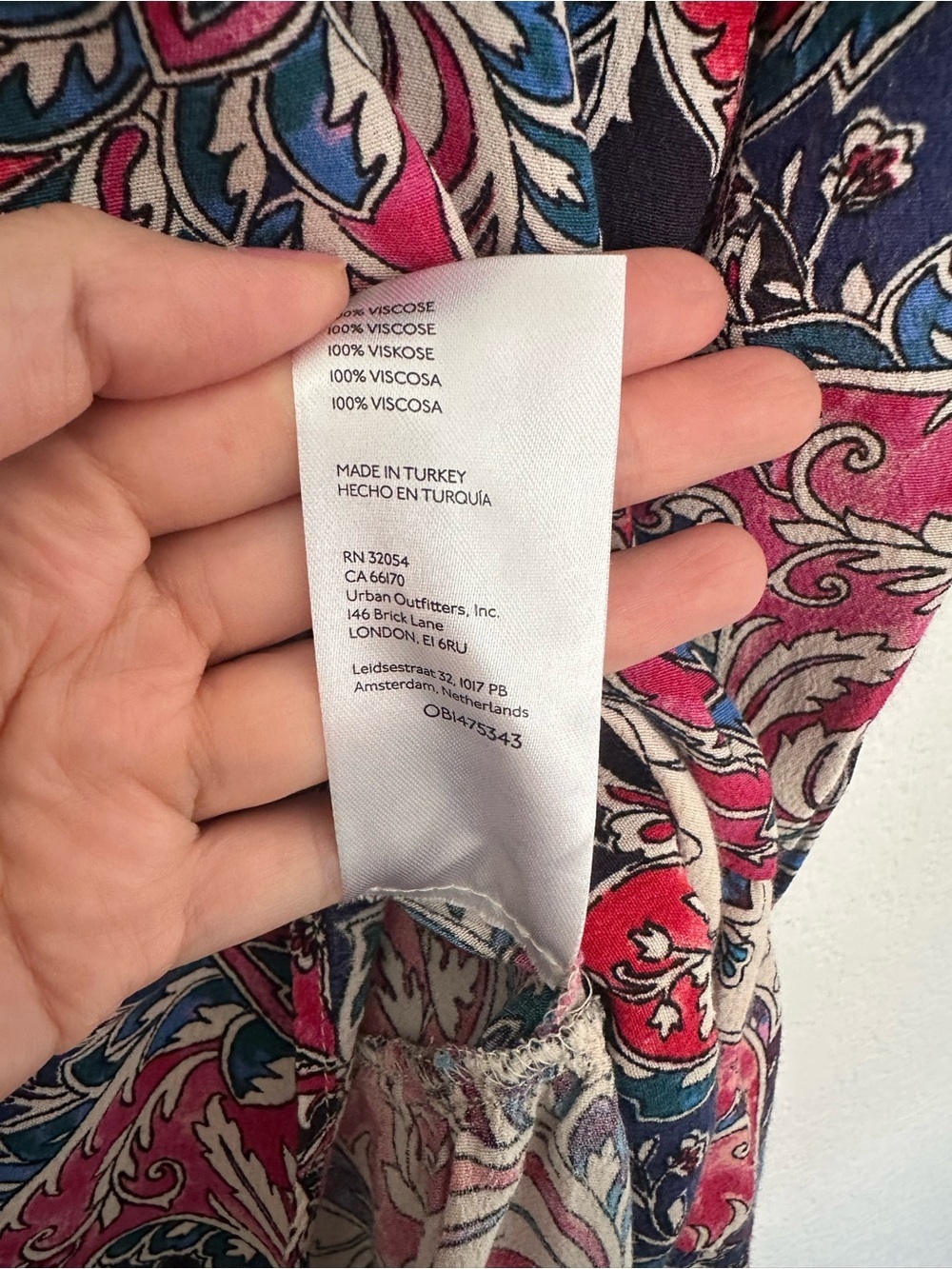 Anthropologie Spliced Tie-Neck Tunic Mini Dress - Picture 10 of 10
